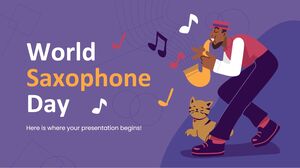 Journée mondiale du saxophone