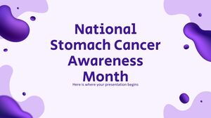 Mese nazionale di sensibilizzazione sul cancro allo stomaco
