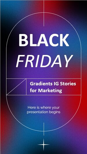 Black Friday Gradients IG Stories für das Marketing
