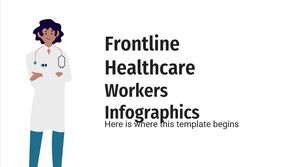 Infografiken für Mitarbeiter im Gesundheitswesen an vorderster Front