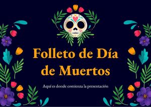 Mexican Day of the Dead Brochure
