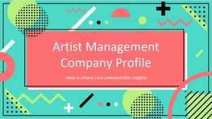 Sanatçı Yönetimi Şirket Profili