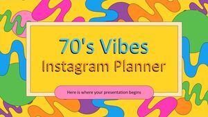 Planer Instagrama w klimacie lat 70