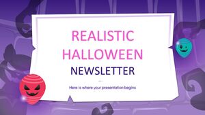 Realistischer Halloween-Newsletter