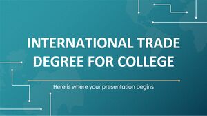 Licență în Comerț Internațional pentru facultate