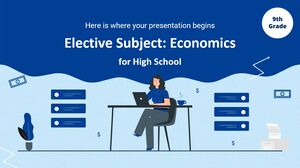 Materia electivă pentru Liceu - Clasa a IX-a: Economie