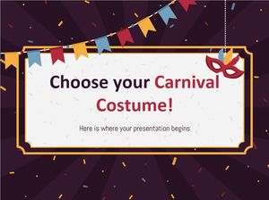 Alege-ți costumul de carnaval!