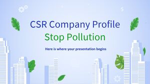 Профиль компании в области КСО: Остановить загрязнение окружающей среды