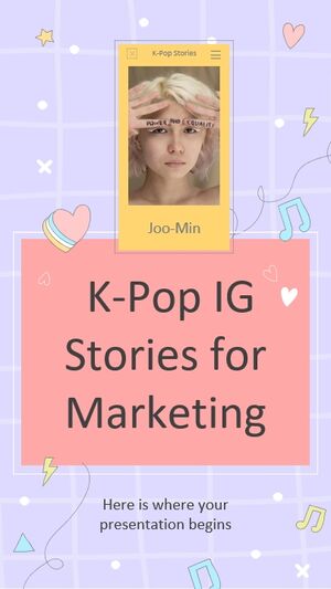 Povești K-Pop IG pentru marketing