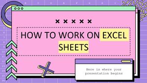 วิธีการทำงานในเวิร์กช็อปแผ่นงาน Excel