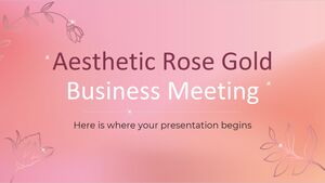 Pertemuan Bisnis Estetika Rose Gold