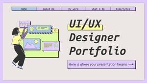 Portafoglio di designer UI/UX