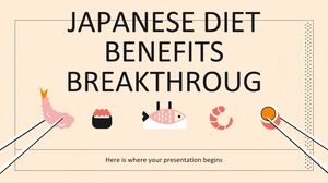 日本人の食生活の利点の画期的な進歩