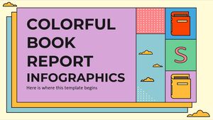 Colorful Book Report Infographics