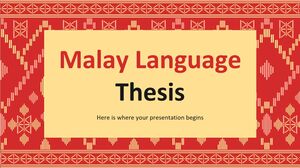 Tesi in lingua malese