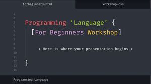 Programmiersprachen-Workshop für Anfänger