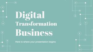 Geschäftsplan für die digitale Transformation