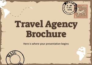 Broșura agenției de turism