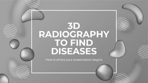 التصوير الشعاعي ثلاثي الأبعاد لاكتشاف الأمراض
