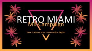 Campagne MK rétro de style Miami