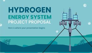 Propuesta de proyecto de sistema de energía de hidrógeno