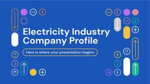 전기 산업 회사 프로필