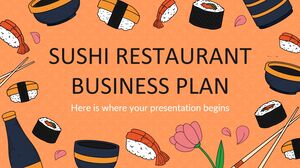 Piano aziendale del ristorante sushi