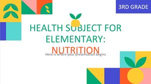 مادة الصحة للصف الابتدائي - الصف الثالث: التغذية
