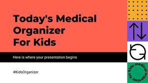 Organizador médico de hoy para niños