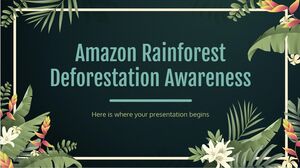 Amazon Rainforest Deforestation Awareness