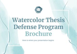 كتيب برنامج الدفاع عن أطروحة الألوان المائية