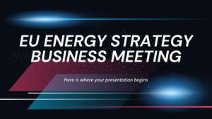 Reunião de Negócios sobre Estratégia Energética da UE