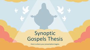 Тезисы о синоптических евангелиях