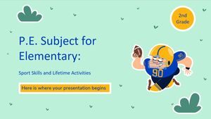 Subiectul PE pentru elementar - clasa a II-a: Abilități sportive și activități pe tot parcursul vieții