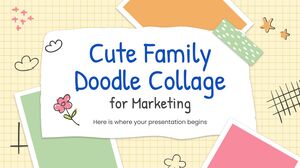 Cute Family Doodle Collage for Marketing