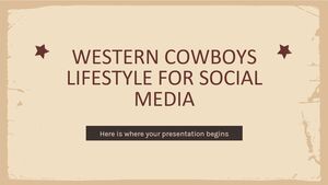 أسلوب حياة رعاة البقر الغربيين لوسائل التواصل الاجتماعي