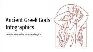 Infografiken zu antiken griechischen Göttern