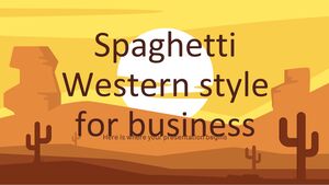 Spaghetti Western Style for Business Minitheme