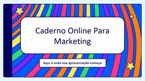 Cuaderno en línea para marketing
