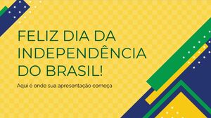 Alles Gute zum brasilianischen Unabhängigkeitstag!