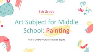 Предмет искусства для средней школы – 6 класс: живопись