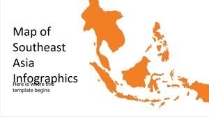 Infografía del mapa del sudeste asiático