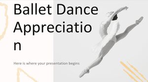 Wertschätzung des Balletttanzes