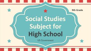 Mata Pelajaran Ilmu Sosial untuk Sekolah Menengah Atas - Kelas 9: Pemerintah AS