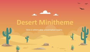 Wüsten-Minithema