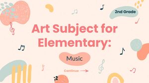 초등학교 미술과목 - 2학년: 음악