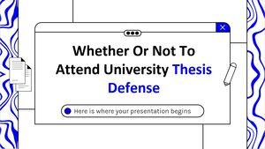 Si asistir o no a la defensa de tesis universitaria