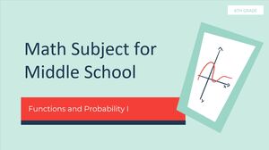 Disciplina de Matemática para Ensino Médio - 6º Ano: Funções e Probabilidades I