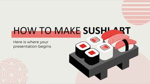 Как сделать суши арт