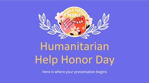 Ehrentag der humanitären Hilfe